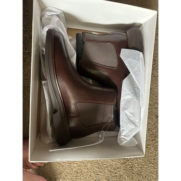 Cole Haan Grand Shadowlite Chelsea Boots Brown Leather Mens 8.5D RARE SAMPLE
